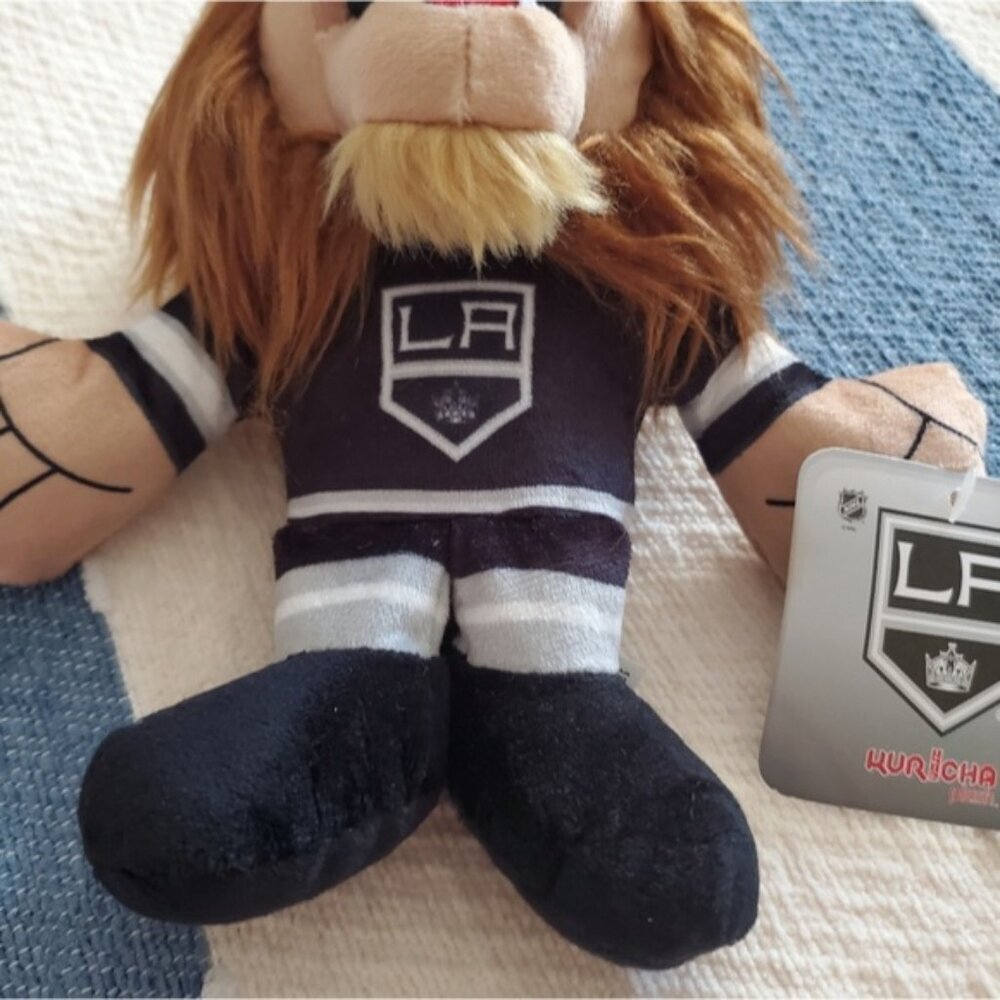 Official NHL Los Angeles Kings "Bailey" Plush Mascot 8" - Picture 3 of 7